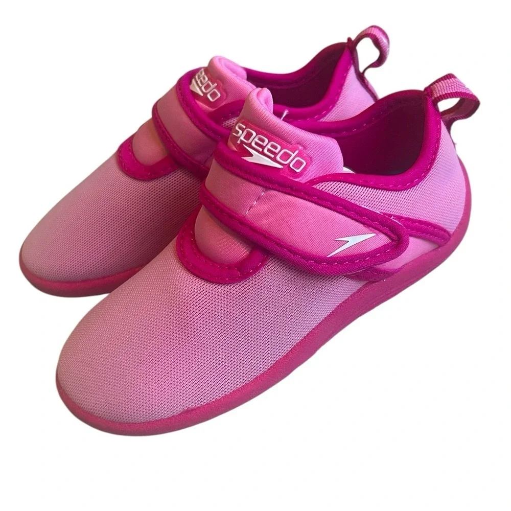 Speedo Surfwalker Pink Water Shoes, Kids Size L (9-10)